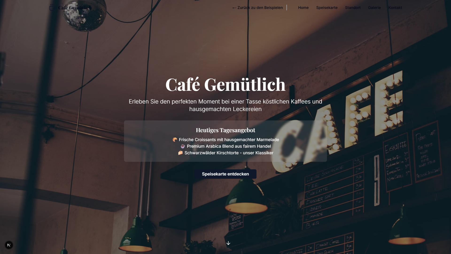 Vorschau Café Gemütlich