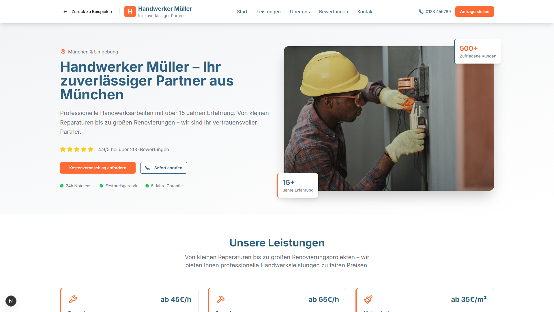 Vorschau Handwerker Müller